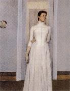 Claude Monet Portrait of Marguerite Khnopff Spain oil painting artist